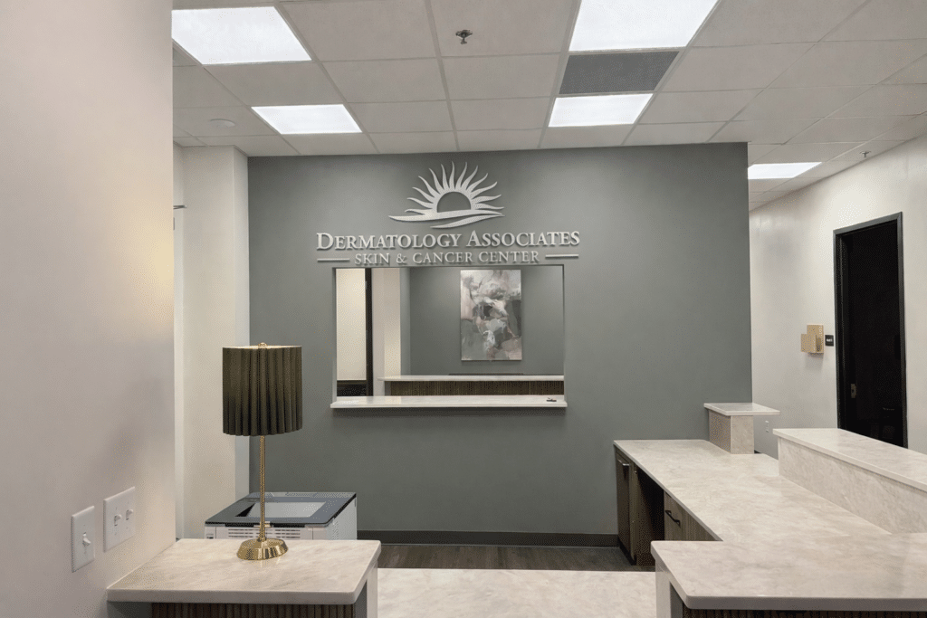Dermatology Associates reception area